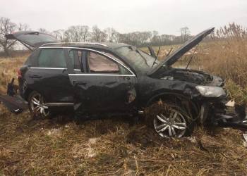 Wypadek na trasie Suchowola - Karpowicze.