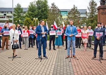 Konferencja prasowa – poparcie dla Andrzeja Dudy, kandydata na Prezydenta RP
