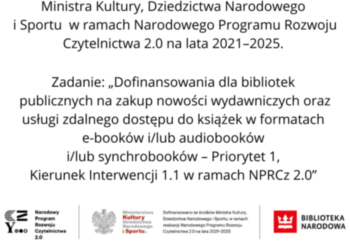 DOFINANSOWANIE Z BIBLIOTEKI NARODOWEJ