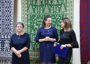 Wernisaż wystawy tkactwa dwuosnowowego