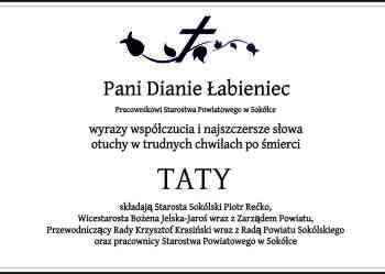 Wyrazy najgłębszego współczucia