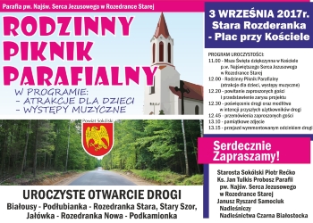 Rodzinny Piknik Parafialny i Uroczyste Otwarcie Drogi w Starej Rozedrance