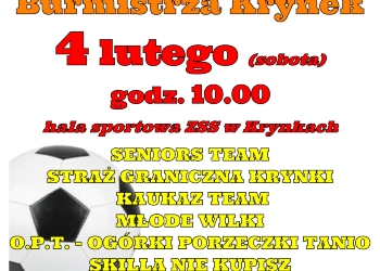 Krynki: Turniej halowy piłki nożnej