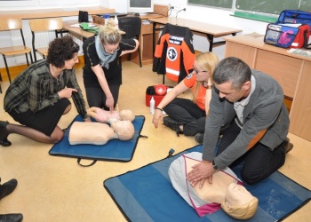 Kurs pierwszej pomocy przedmedycznej pracowników ZSR w Sokółce